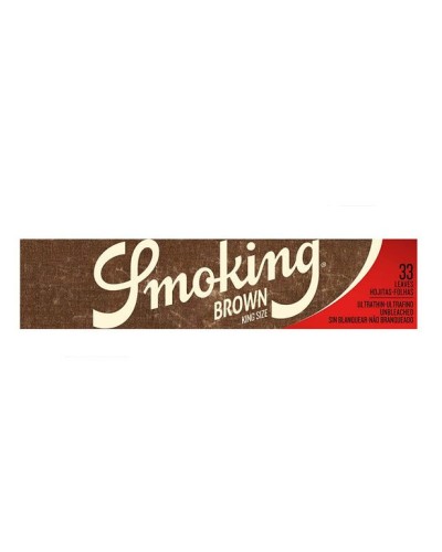 SMOKING Pack 50 Librillos de 33 hojas king size (1650 hojas), Marrón