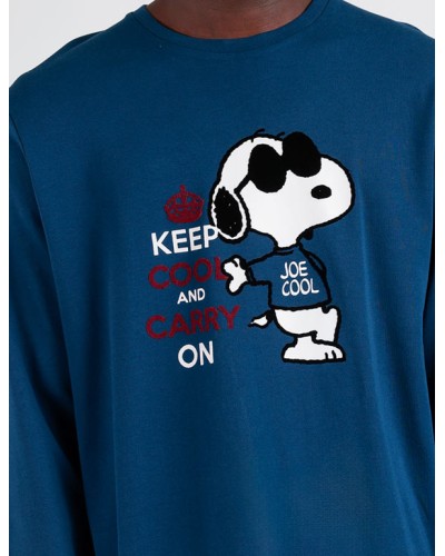 Pijama de Manga Larga para Hombre Snoopy Peanuts