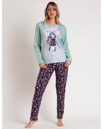 Pijama de Mujer Santoro Gorjuss Comodidad y Estilo "Up and Away"