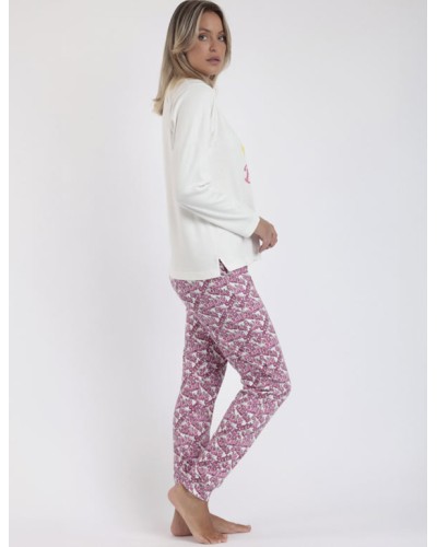 Pijama de Manga Larga Barbie Chic